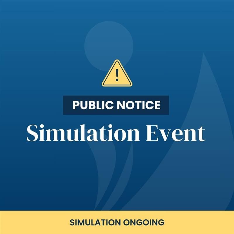 Chestermere simulation event