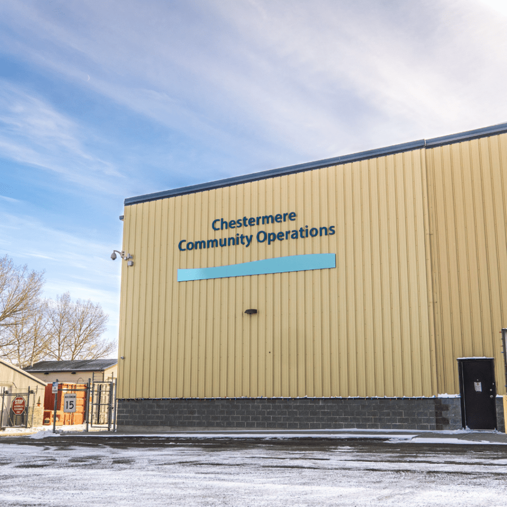 A photo of the Chestermere Community Operations Building