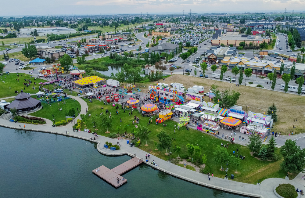 A colorful carnival takes over John Peake Park during the 2023 Summer Carnival
